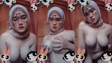 ABG Jilbab Diremas Keras Nangis Keenakan poster