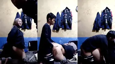 Bokep Jilbab BBW Montok Rela Diperah di Kasur poster